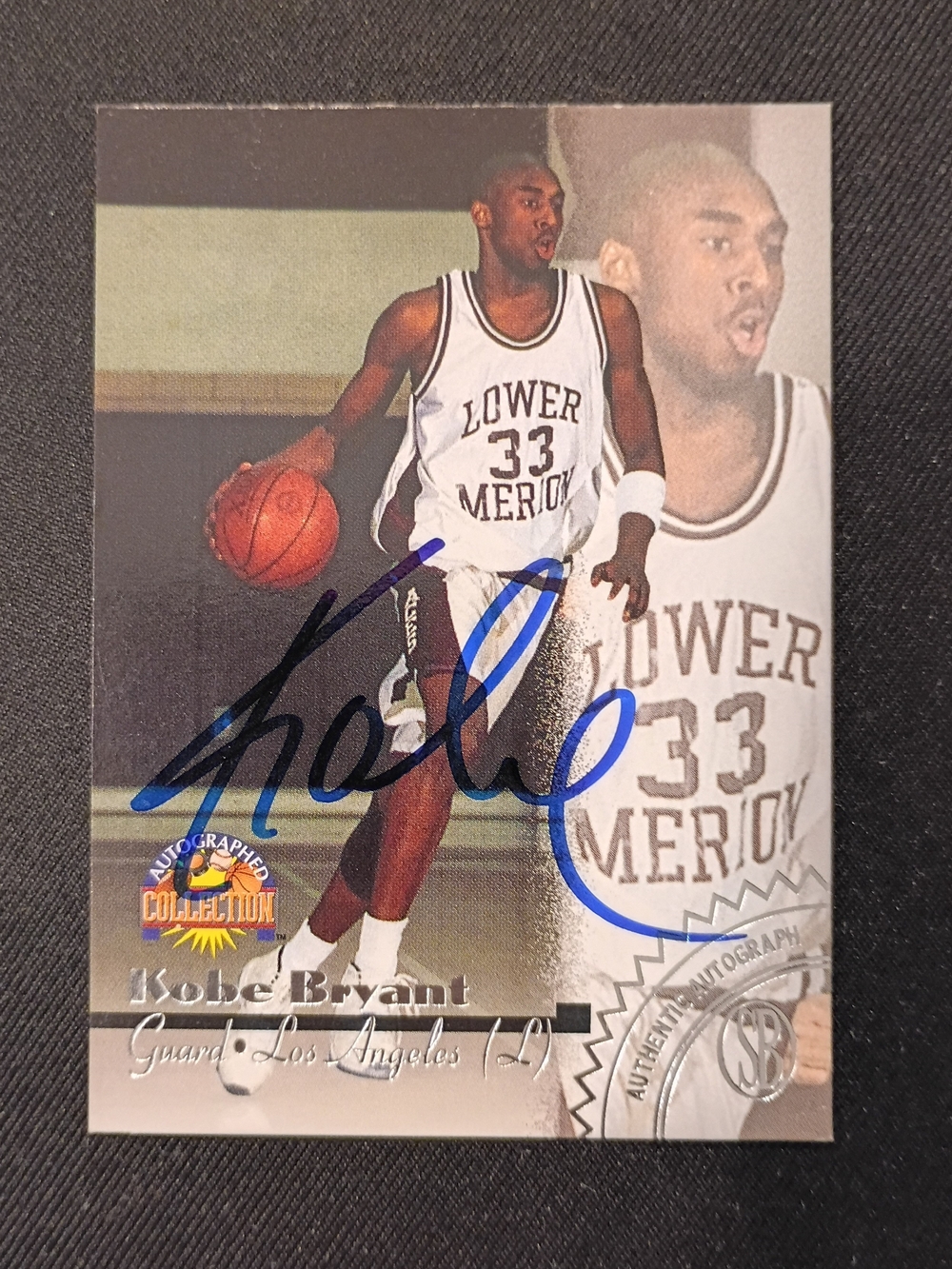 Kobe Bryant Autograph Card